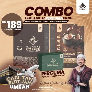 2 KOTAK KOPI +  2 KOTAK COKLAT PAKEJ COMBO FREE SABUN